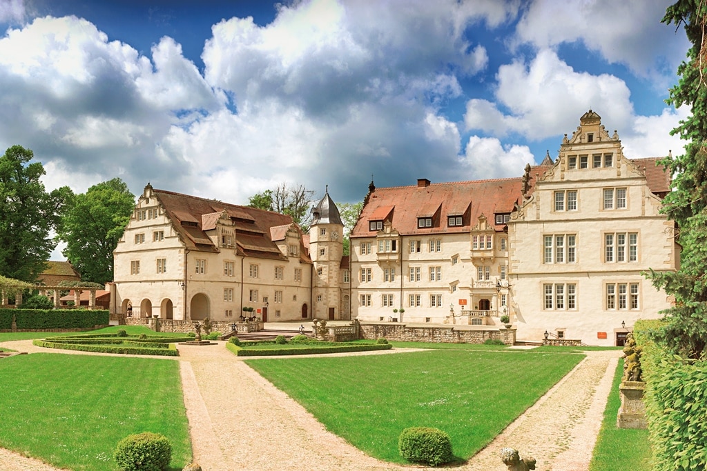 Außenansicht Schlosshotel Münchhausen bei Hameln