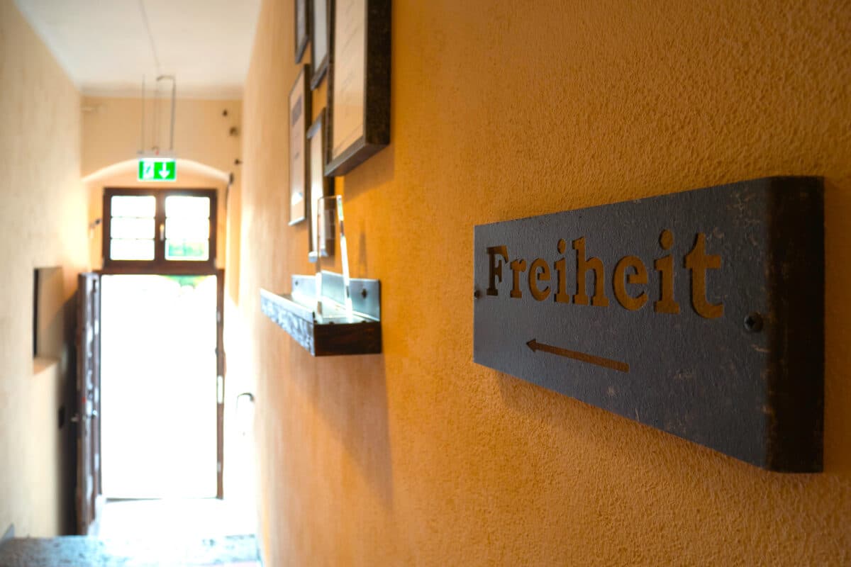 Knast-Hotel Fronfeste: Blick in die Freiheit