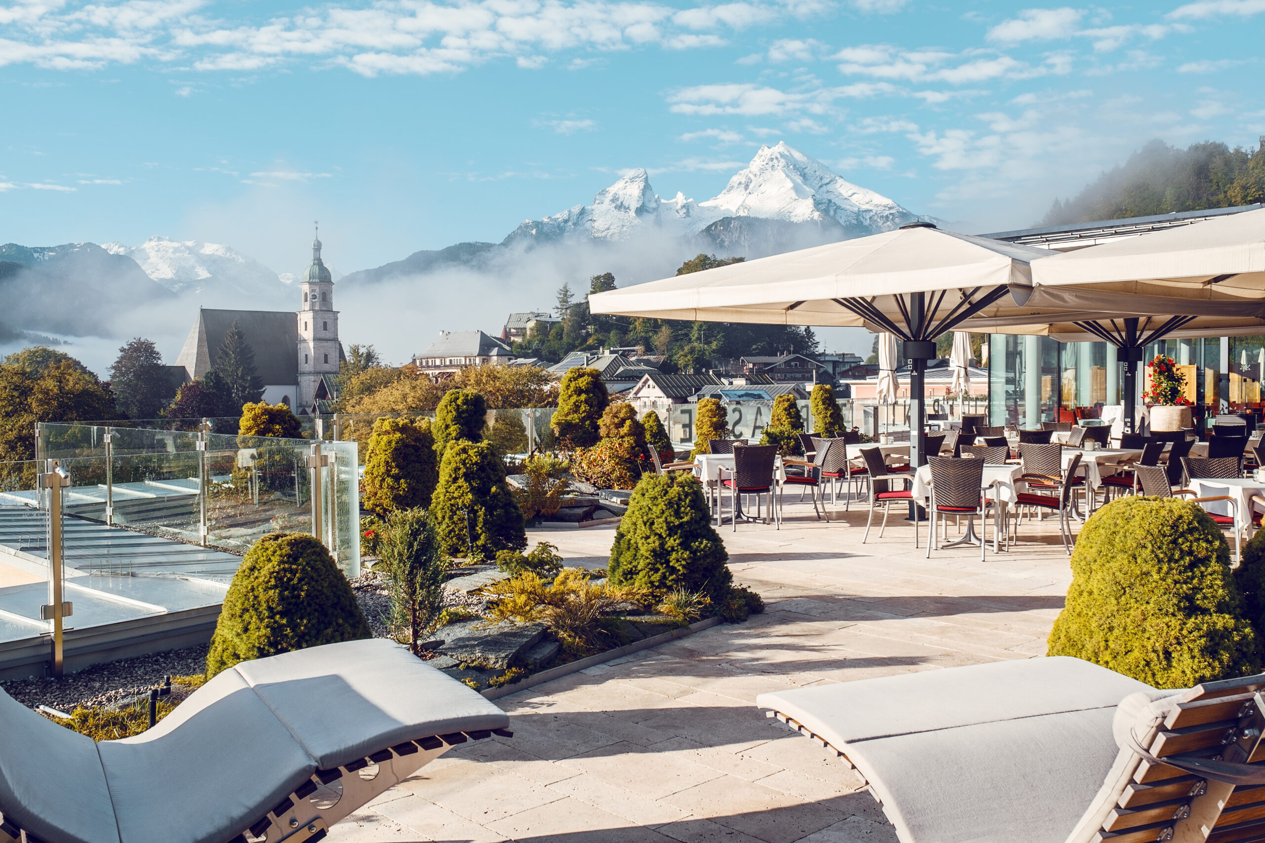 Außenansicht Superior Hotel Edelweiss im Berchtesgadener Land