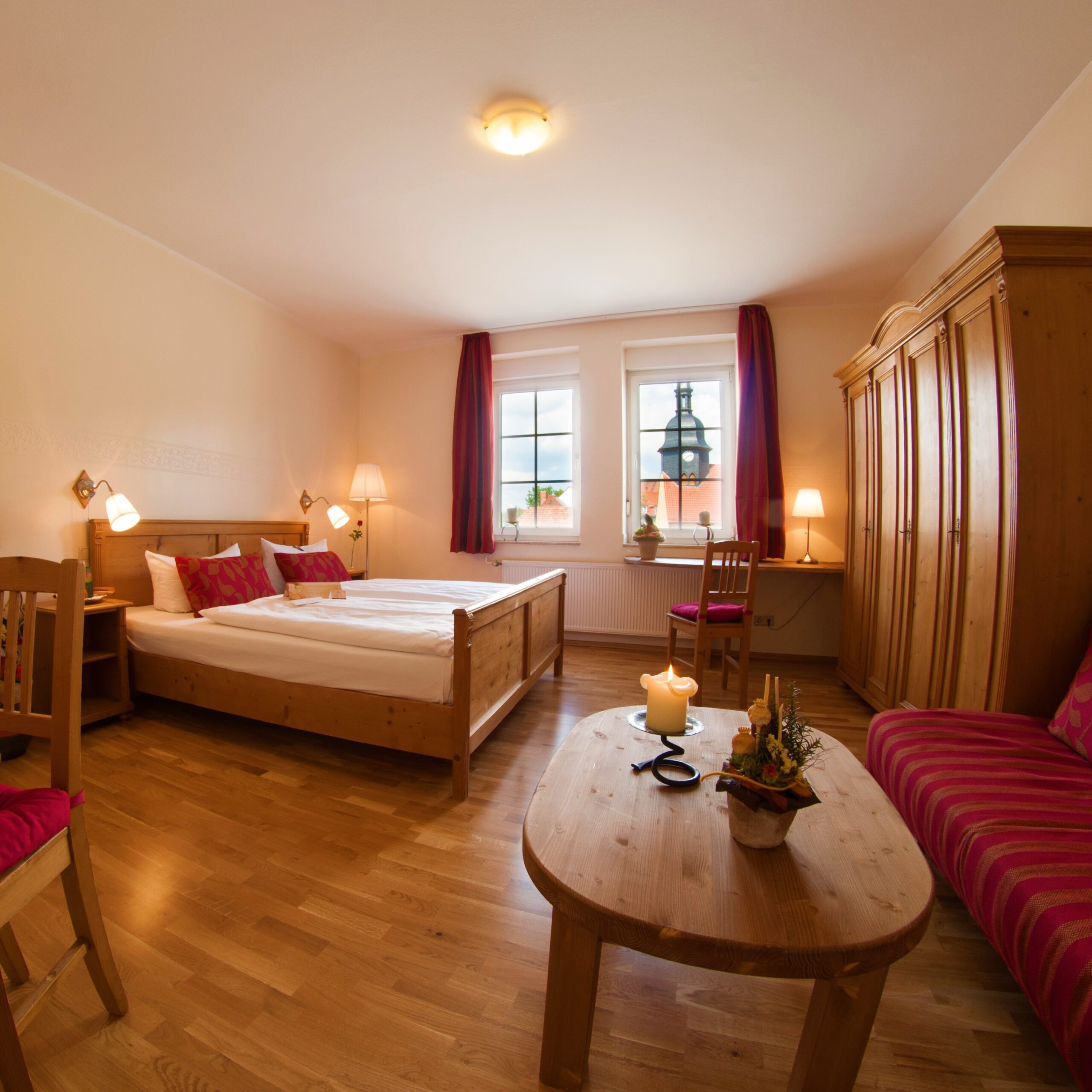 Der Eisenacher Hof bietet 26 moderne, aber dennoch stilecht renovierte Zimmer